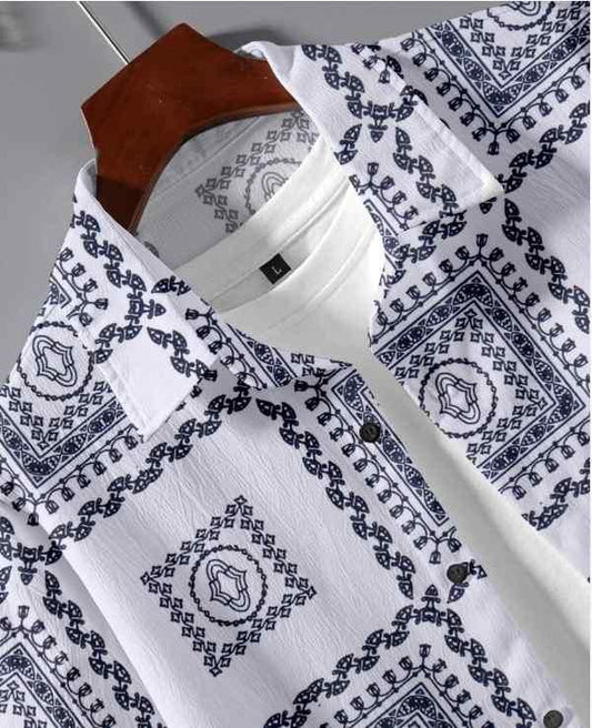 Men's Casual Summer Shirt Set 3D Print Two-piece Co-ord Set az0b1i-jk