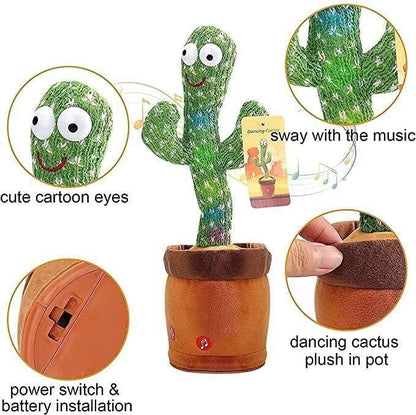 LED Musical Dancing & Mimicry Cactus Toy az0b1i-jk