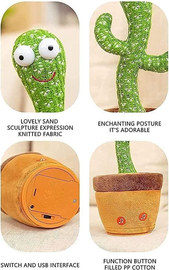 LED Musical Dancing & Mimicry Cactus Toy az0b1i-jk