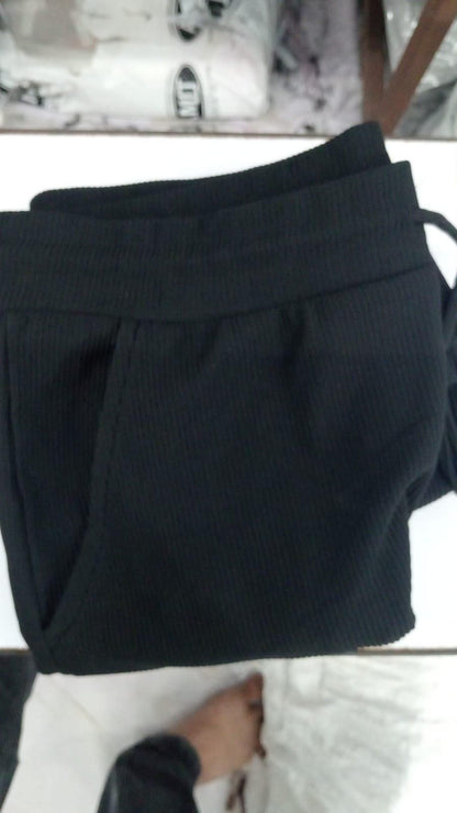 Men's Caudray Fabric Stylish Pants (Black, Pack of 1) az0b1i-jk