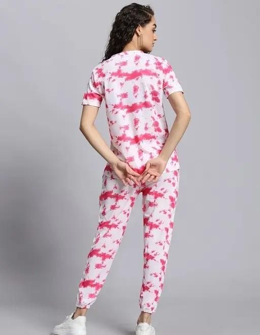Women's Casual Tie Dye Print Night Suit az0b1i-jk
