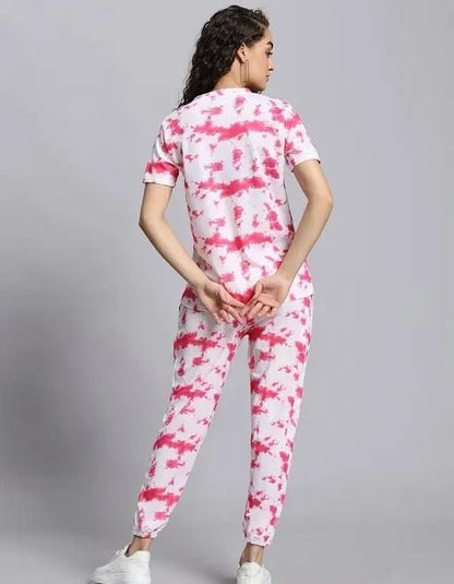 Women's Casual Tie Dye Print Night Suit az0b1i-jk
