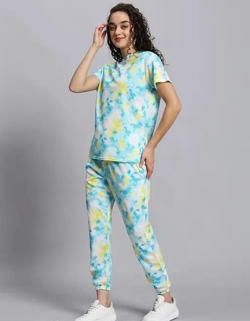 Women's Casual Tie Dye Print Night Suit az0b1i-jk