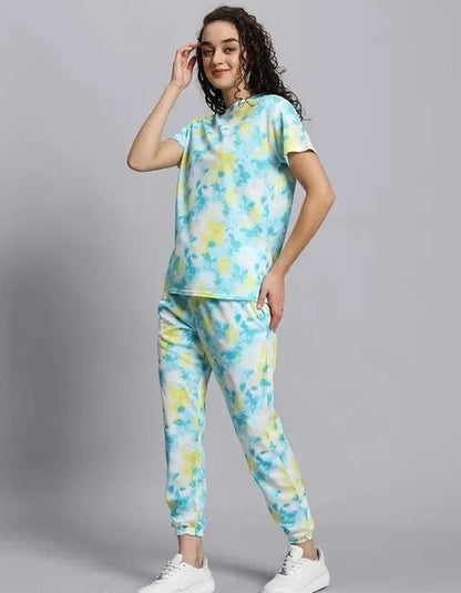 Women's Casual Tie Dye Print Night Suit az0b1i-jk