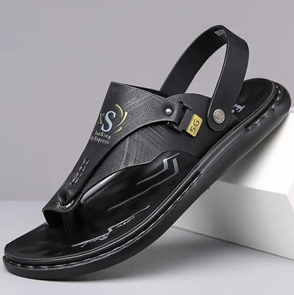 Men's Casual Synthetic Leather Sandal az0b1i-jk