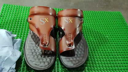 Men's Casual Synthetic Leather Sandal az0b1i-jk