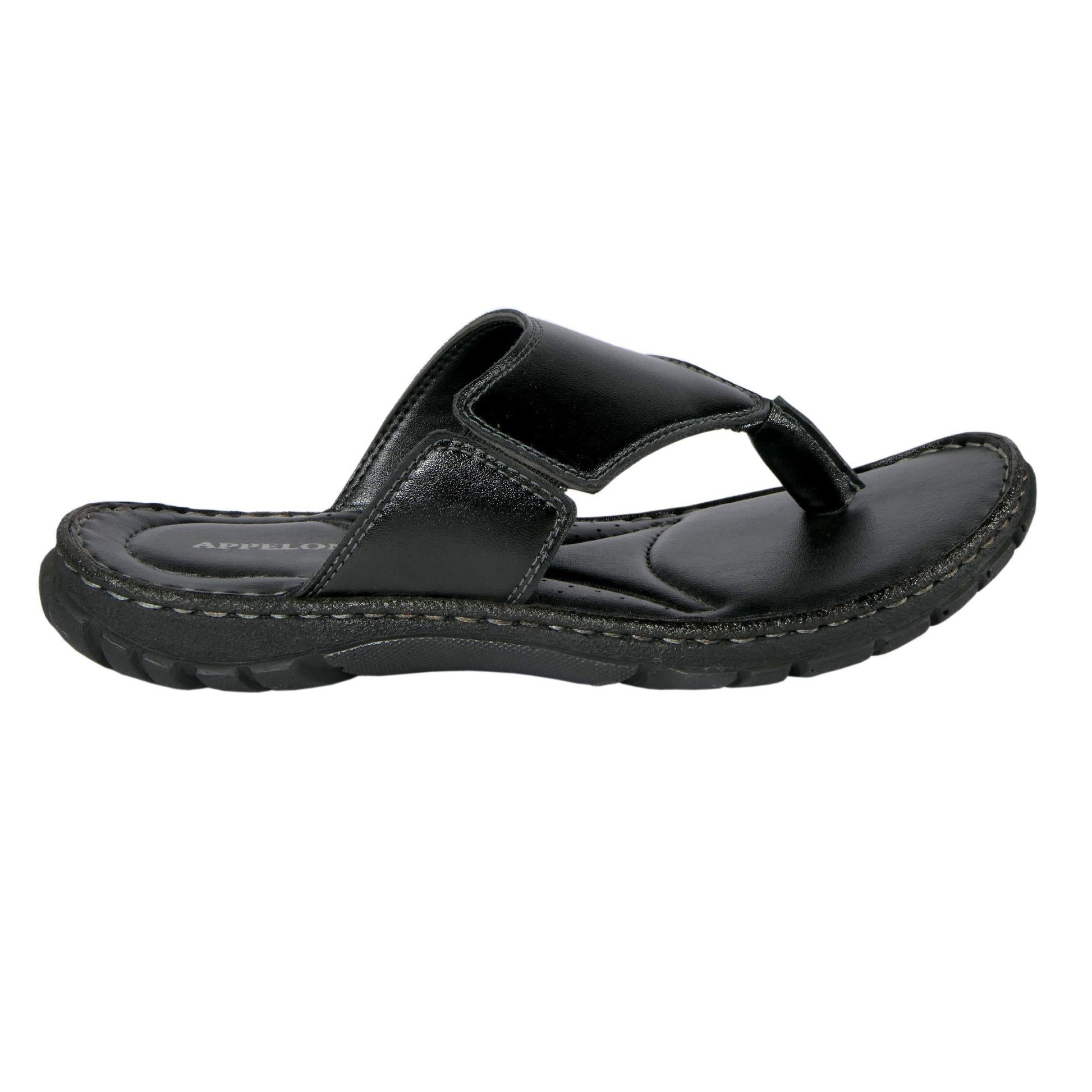 AM PM Genuine Leather Men's Daily Wear Slippers az0b1i-jk