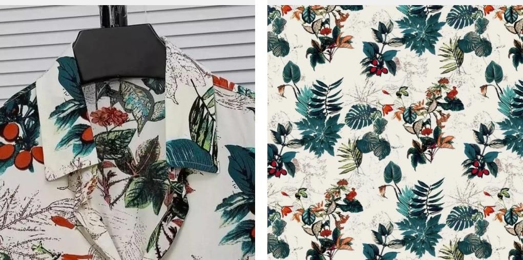 Casual Vacation-Style Printed Short & Shirt Co-ord Set For Men�(2pcs Set) az0b1i-jk