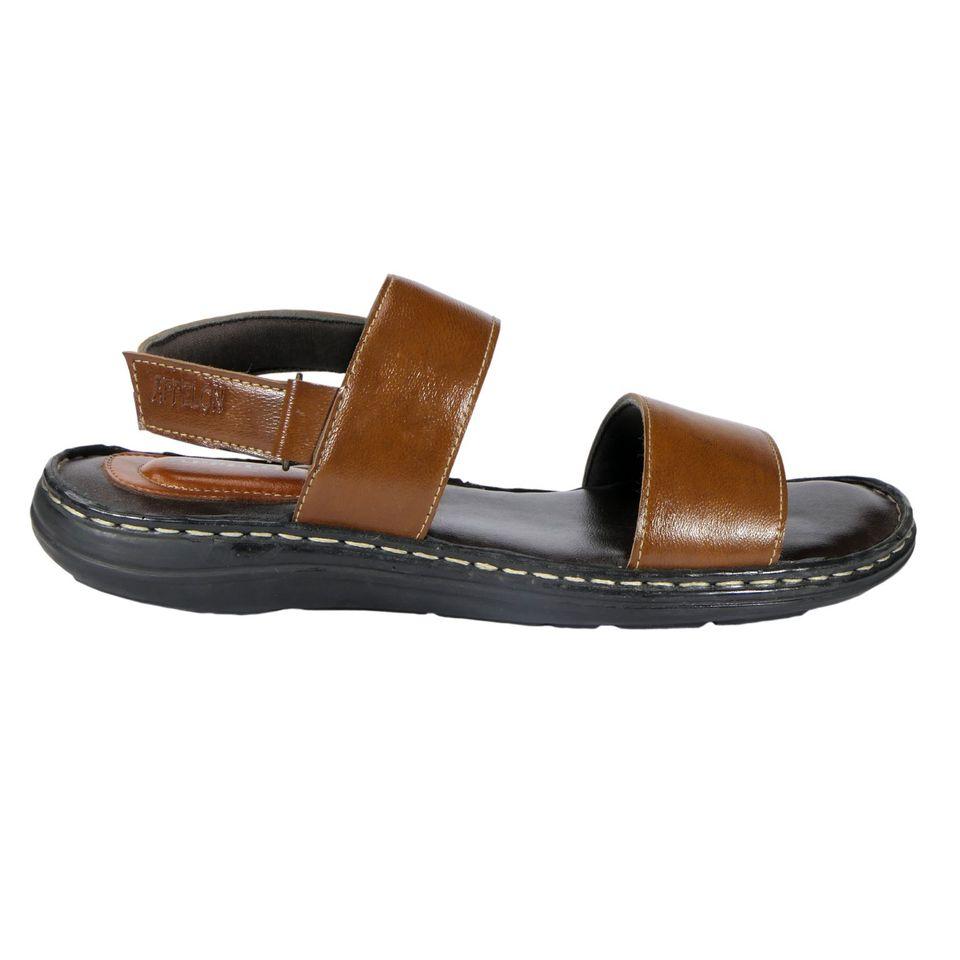 AM PM Men's Daily wear Leather Sandals az0b1i-jk