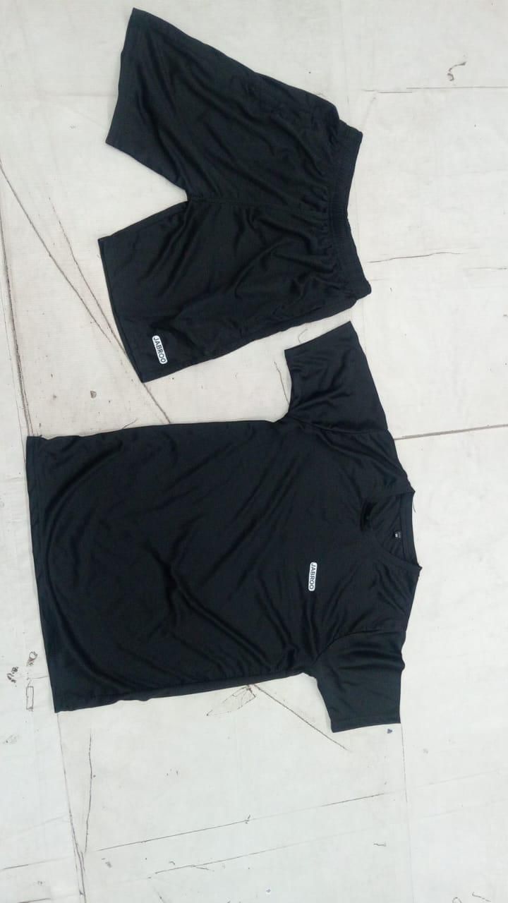 Solid Couple Co-Ord Set (T-Shirt & Shorts) az0b1i-jk