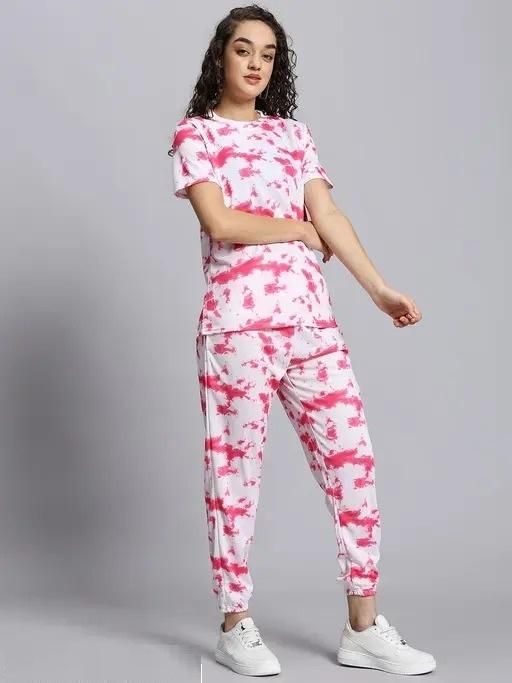 Women's Casual Tie Dye Print Night Suit az0b1i-jk
