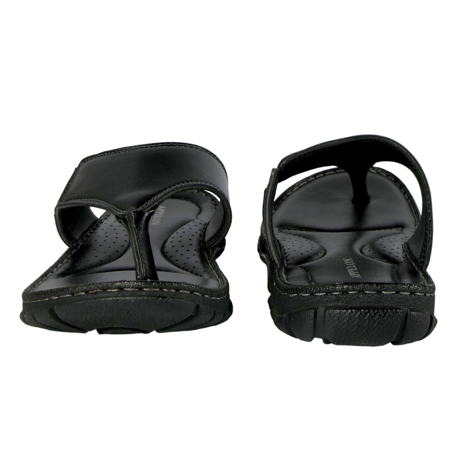 AM PM Genuine Leather Men's Daily Wear Slippers az0b1i-jk