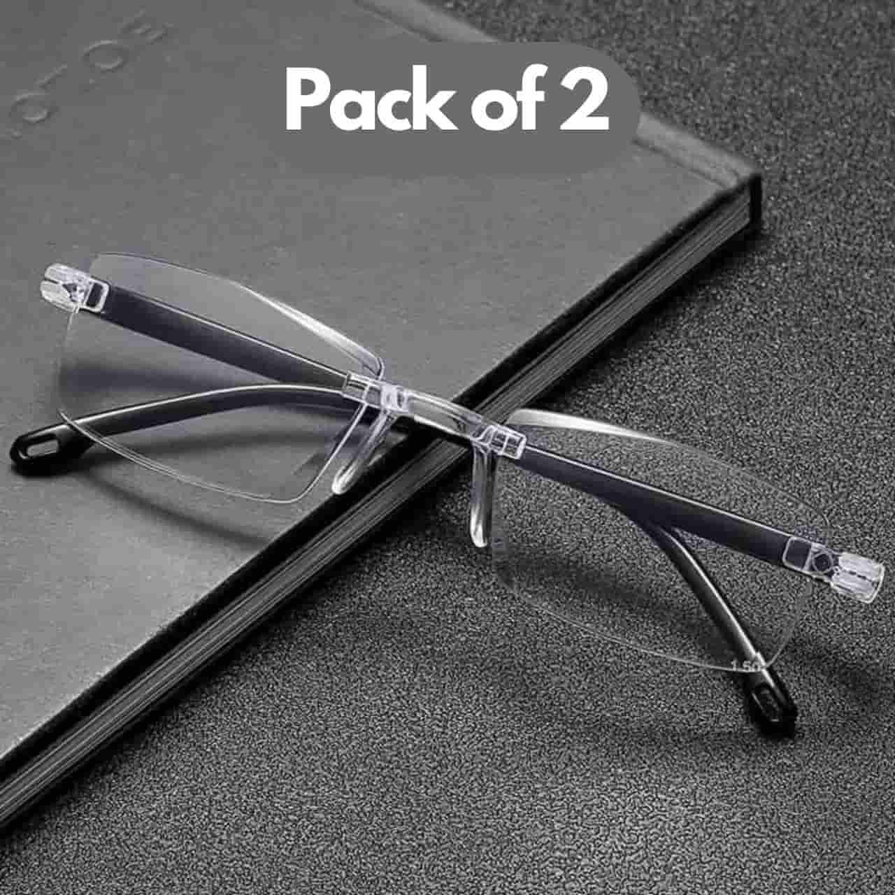 Daily Use Reading Glasses Pack of 2 - Nullify Trendz