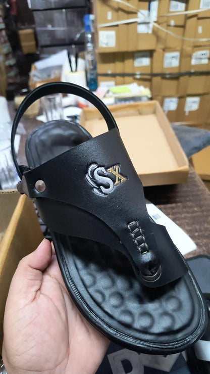 Men's Casual Synthetic Leather Sandal az0b1i-jk