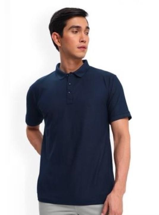 Poly Cotton Solid Half Sleeves Mens Polo T-shirt (Pack of 3) az0b1i-jk