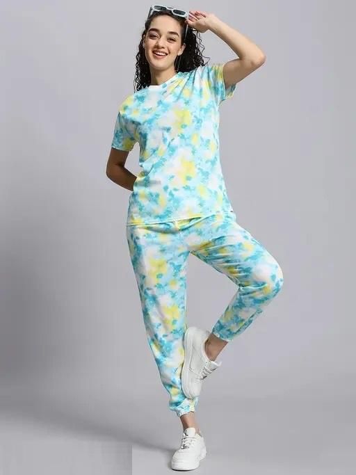 Women's Casual Tie Dye Print Night Suit az0b1i-jk